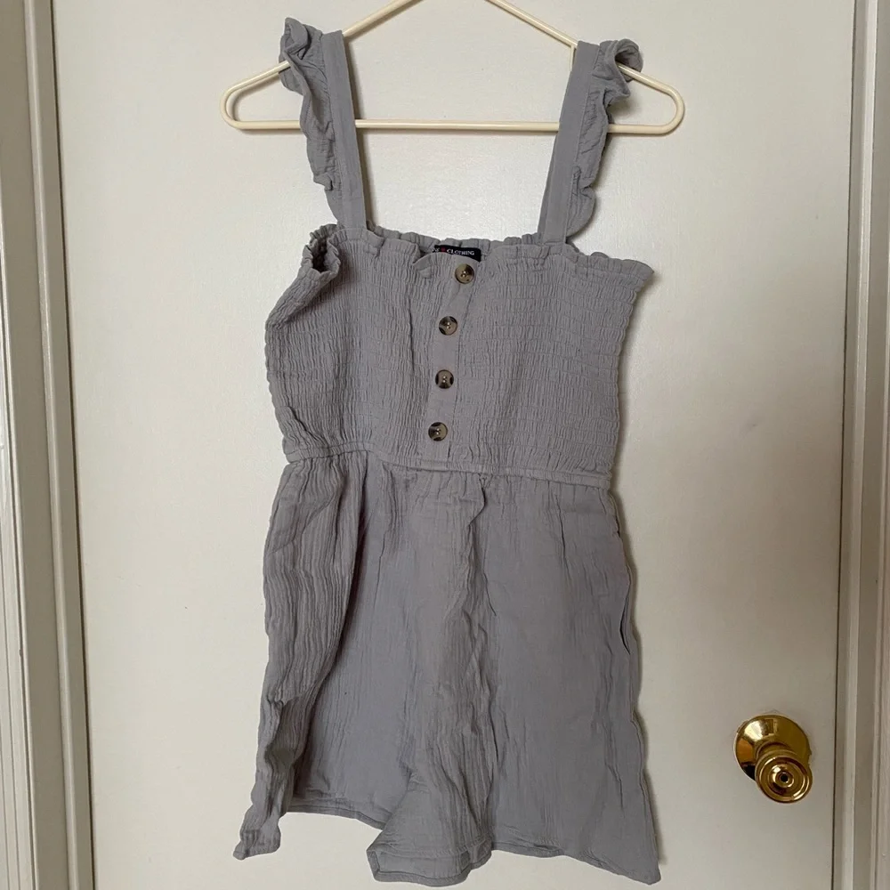 GRAY ROMPER - Picture 1 of 1